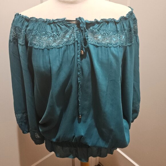 BOHO PEASANT BLOUSE BY ZANNZA - Picture 2 of 8